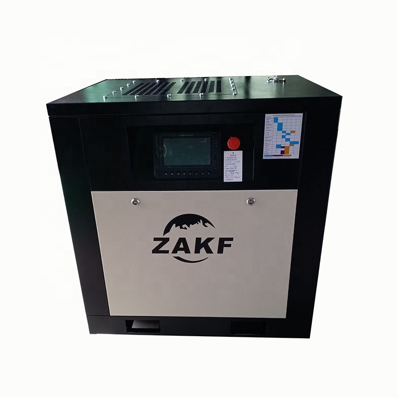 55kw 75hp ZAKF water well drilling rig Permanent Magnetic Motor air compressor machines